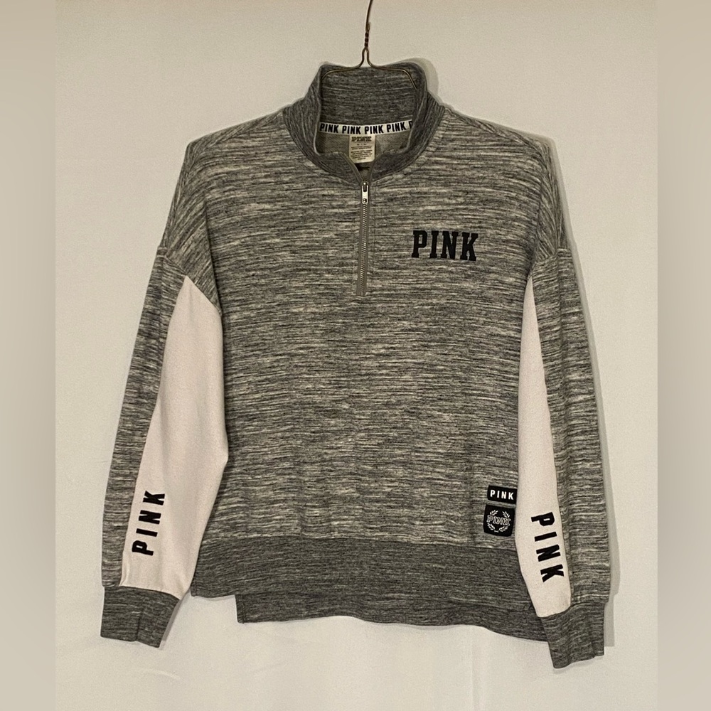 Victoria Secret Pink 1/4 zip jacket. Size M